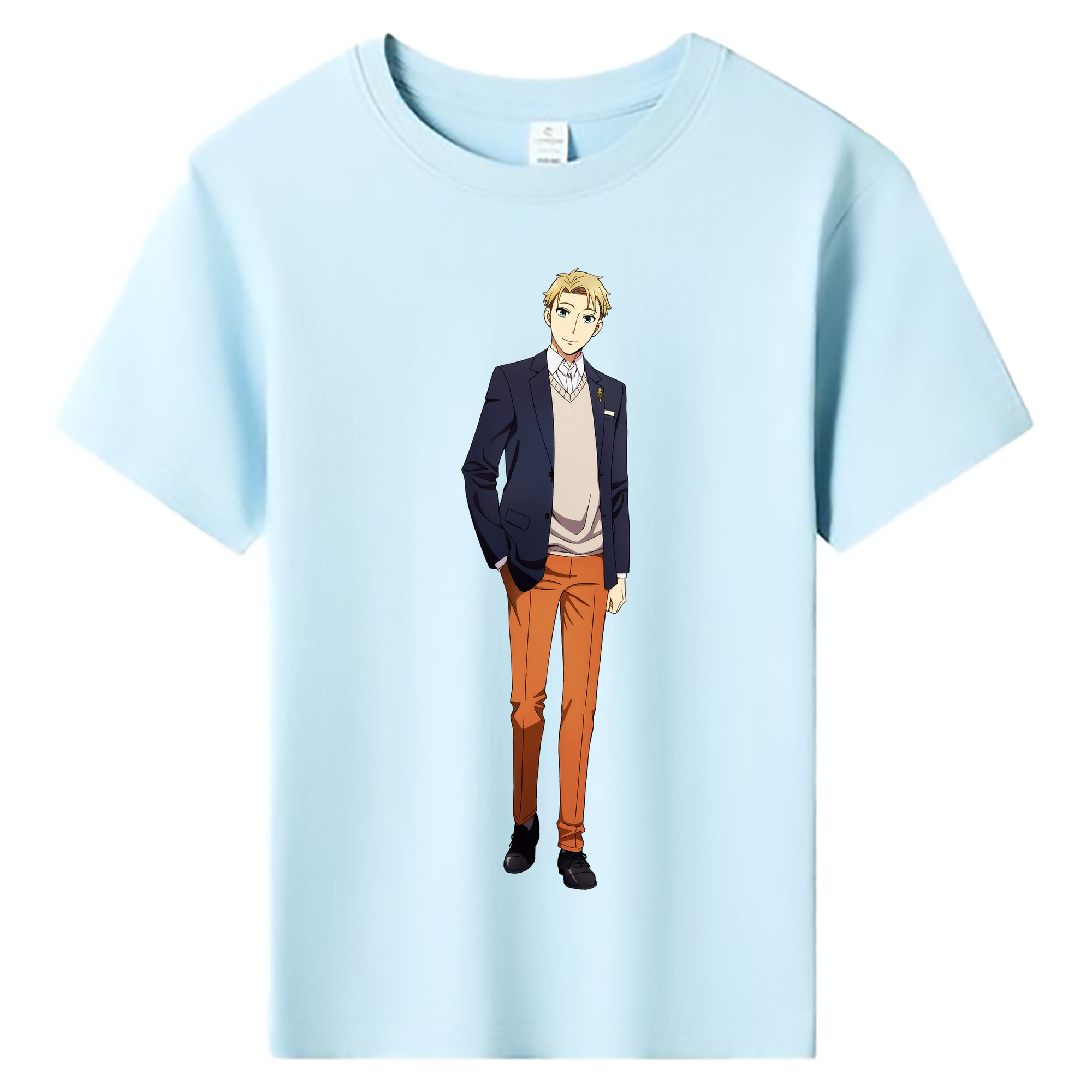 （画像用） SPY×FAMILY间谍家家酒 綿100％キッズTシャツ（フロントプリント）